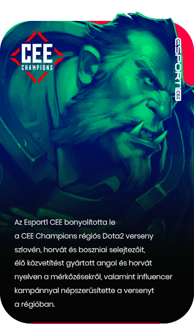 CEE Champions Dota 2 verseny az Adria régióban